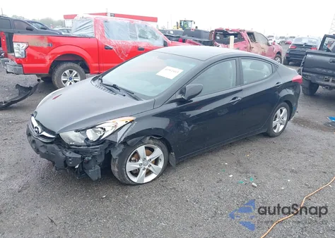 2013 Hyundai Elantra Gls from USA, damaged, VIN 5NPDH4AE7DH371094